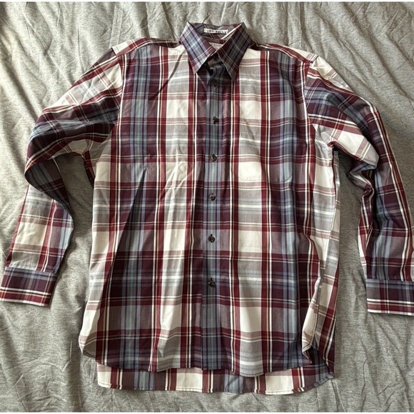 Paul Fredrick Button Up Non‎ Iron-100% Cotton 15.5-32/33 - Picture 1 of 4